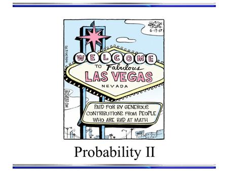 Probability II.