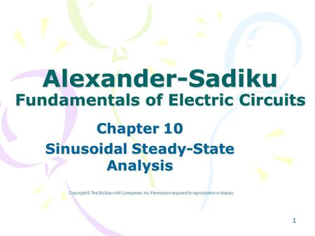Alexander-Sadiku Fundamentals of Electric Circuits