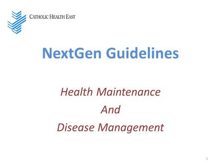 Health Maintenance And Disease Management