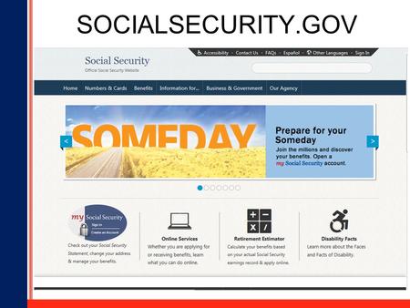 1 SOCIALSECURITY.GOV. 2 Who Gets Benefits from Social Security? 58 million people.