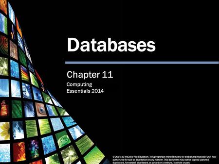 Databases Chapter 11.