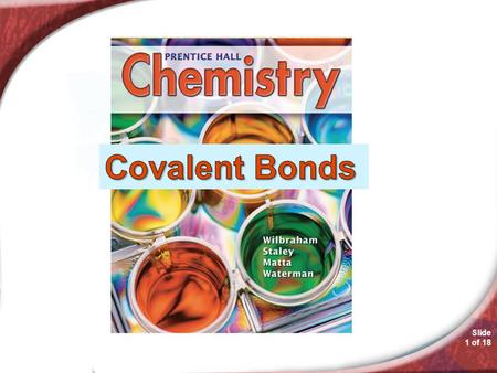 Chemistry 8.1 Covalent Bonds.