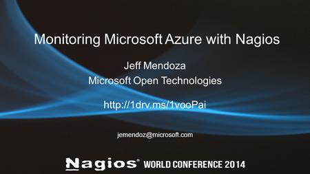 Monitoring Microsoft Azure with Nagios