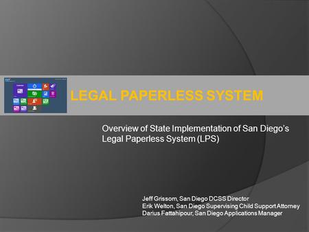 LEGAL PAPERLESS SYSTEM