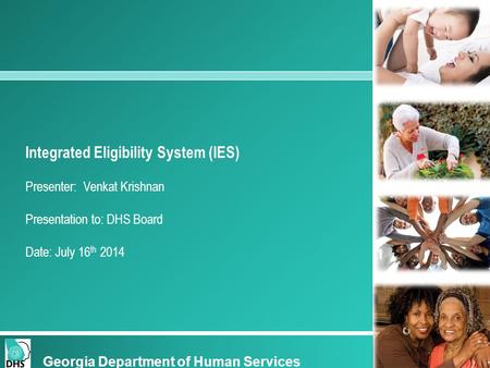 Integrated Eligibility System (IES)