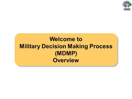 Military Decision Making Process (MDMP)