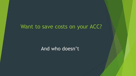 Want to save costs on your ACC? And who doesn’t. Self employed?Want to reduce ACC levies?Cover for illness & injury?