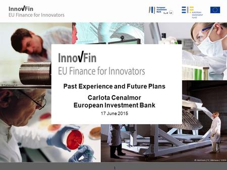 Past Experience and Future Plans European Investment Bank
