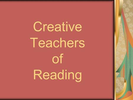 Creative Teachers of Reading. Key Stage 3 Ideas [A] Reassembling a cartoon strip [B] Reading carousel on ‘School life’ [C] Reading record diaries [D]