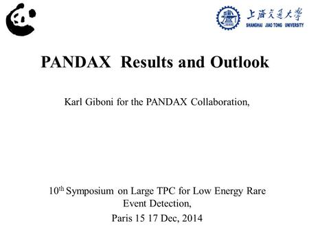 PANDAX Results and Outlook