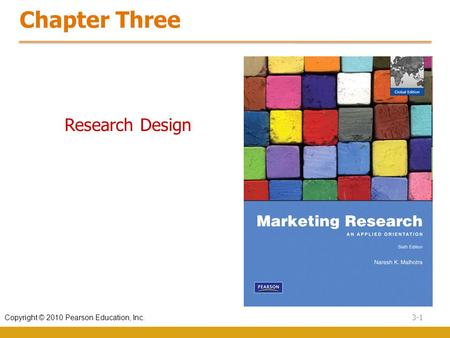 Chapter Three Research Design.