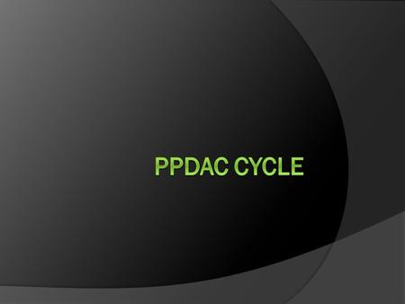 PPDAC Cycle.