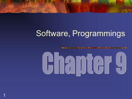 1 Software, Programmings. 2 Types of Software Figure 9.1 Shakeel Ahmad.