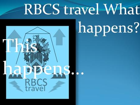 RBCS travel What happens? This happens.... Contents all-rounder romantic retired kids.