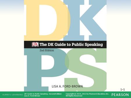 Chapter 1 Overview of Public Speaking