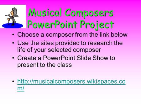 Musical Composers PowerPoint Project
