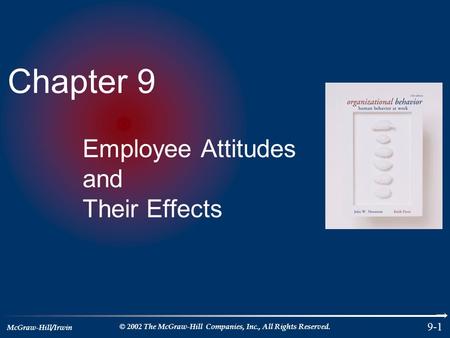 Employee Attitudes and Their Effects
