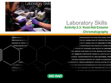 Activity 2.3: Kool-Aid Column Chromatography