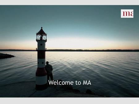 Welcome to MA. Today’s programme INTRODUCTIONAL MEETING  MA Odense  Services  Availability and job search  MA, job center and ”anden aktør”  Activation.