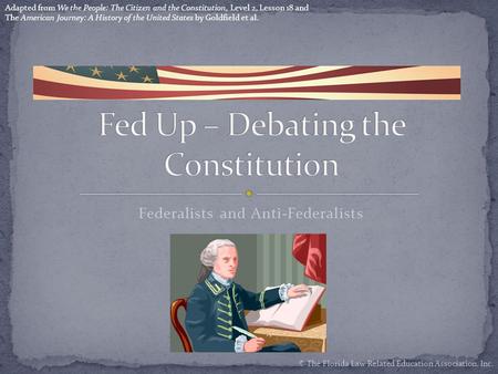 Fed Up – Debating the Constitution