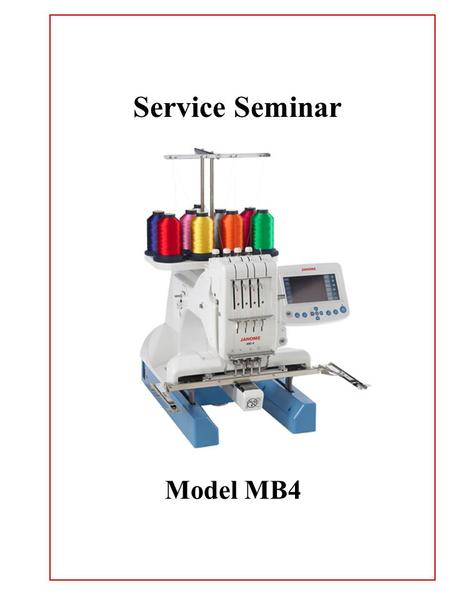 Service Seminar Model MB4.