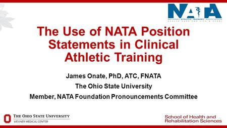 The Use of NATA Position Statements in Clinical Athletic Training