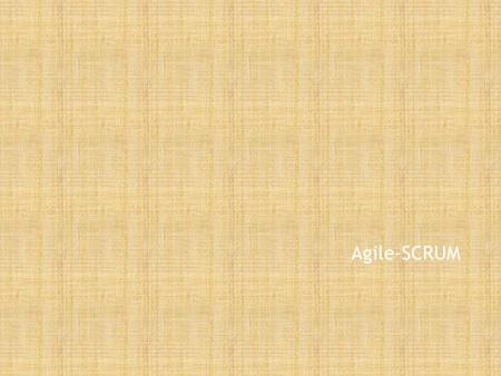Agile-SCRUM. Introduction to SCRUM Sanil Xavier What is Scrum?