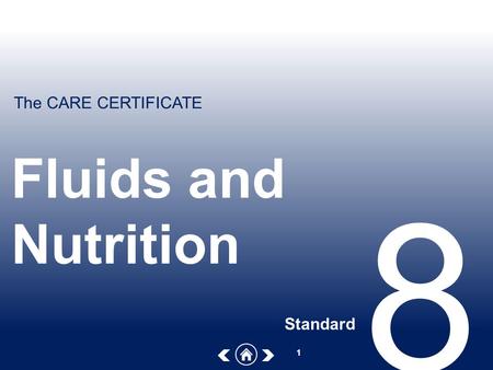 Fluids and Nutrition 8 Standard.