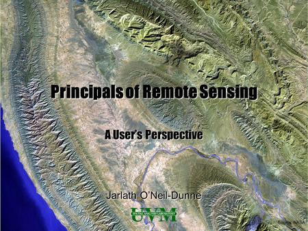 Principals of Remote Sensing