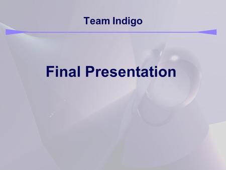 Team Indigo Final Presentation. Problem Statement The current interface for Jenzabar at https://sis.olin.edu has several usability issues. We hope to.