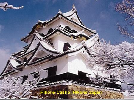 Hikone Castle; Hikone Japan. Flower arranging class at JCMU.