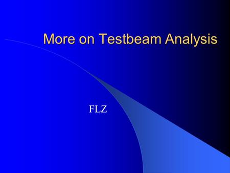 More on Testbeam Analysis FLZ. Stability Checks for TCMT Pedestal stability already shown by Kurt MIP calibration stability Response stability.