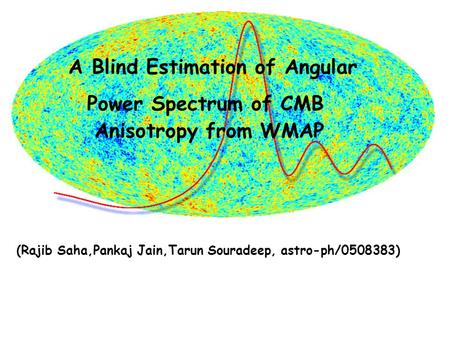 (Rajib Saha,Pankaj Jain,Tarun Souradeep, astro-ph/0508383) A Blind Estimation of Angular Power Spectrum of CMB Anisotropy from WMAP.