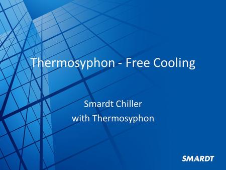 Thermosyphon - Free Cooling