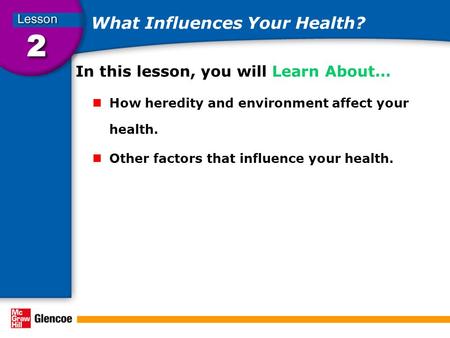 What Influences Your Health?