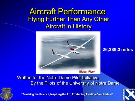 Flying Further Than Any Other Aircraft in History