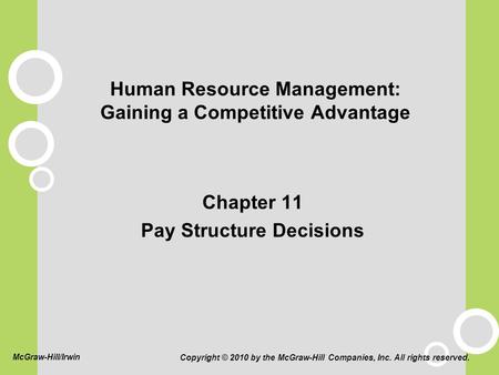salary structure presentation
