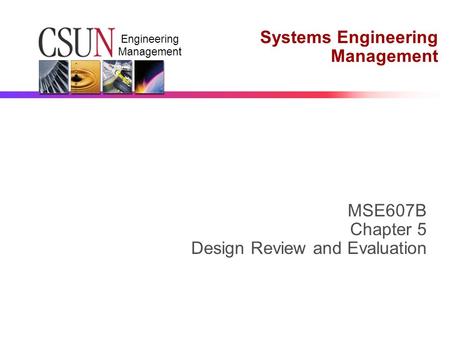 Systems Engineering Management