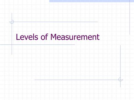 Levels of Measurement From Text:
