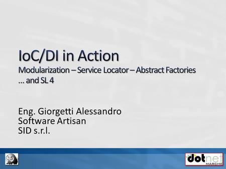Eng. Giorgetti Alessandro Software Artisan SID s.r.l.
