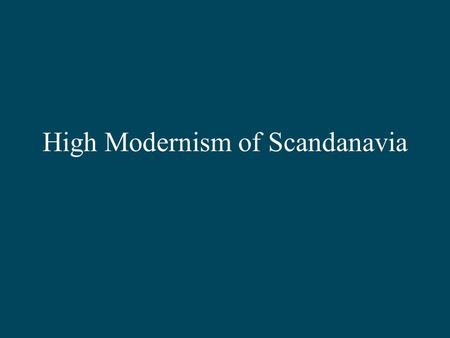 High Modernism of Scandanavia. Alvar Aalto, Baker residence hall, MIT, Cambridge MA, 1947-48.