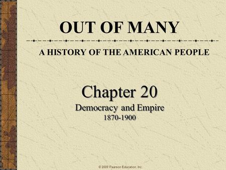A HISTORY OF THE AMERICAN PEOPLE