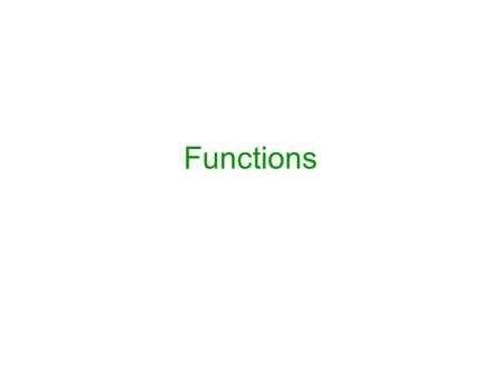 Functions. A function between two sets is a relation between those sets that has a special property, namely that each member of the from-set is related.