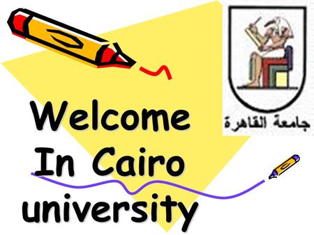 Welcome In Cairo university. Department of Pathology Faculty of veterinary medicine.