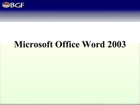 Microsoft Office Word 2003. Plan a document Word is a tool that helps you quickly create documents with a professional look. You should follow four steps.