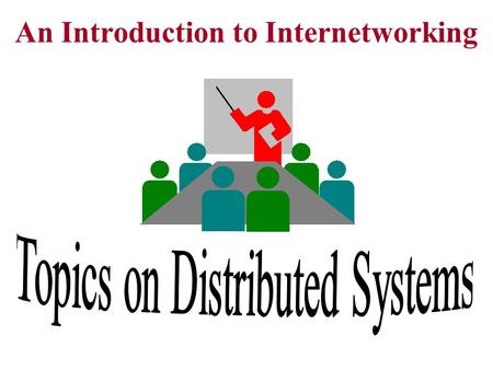 An Introduction to Internetworking. Algorithm for client-server communication with UDP (connectionless) A SERVER A CLIENT Create a server-socket (listener)and.