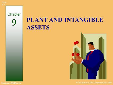 © The McGraw-Hill Companies, Inc., 2002 McGraw-Hill/Irwin Slide 9-1 PLANT AND INTANGIBLE ASSETS Chapter 9.