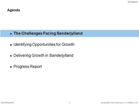The Challenges Facing Sønderjylland
