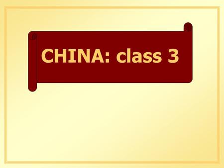 CHINA: class 3. INDUSTRIAL ACTIVITY GOOD NEWS.