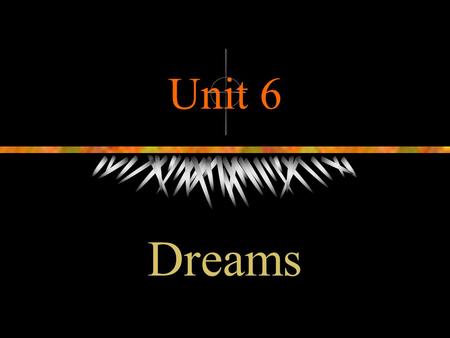 Unit 6 Dreams. What will we do this class?  Leading in  New words and phrases  The structure of the text A  Some details in the text A  Summary 